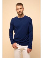 Just Cashmere Kaszmirowy sweter "Noe" w kolorze niebieskim rozmiar: XL. Niebieskie swetry męskie Just Cashmere, xl, bez wzorów, z kaszmiru, bez kołnierzyka. Za 502.95 zł.