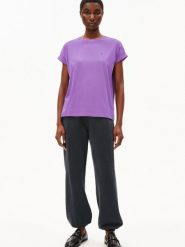 ARMEDANGELS Koszulka damska - IdAAra Kobiety Bawełna lila jednolity, M. T-shirty damskie ARMEDANGELS, m, bez wzorów, z bawełny, bez kołnierzyka. Za 199.95 zł.