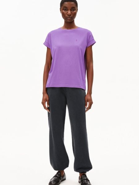 ARMEDANGELS Koszulka damska - IdAAra Kobiety Bawełna lila jednolity, M. T-shirty damskie ARMEDANGELS, m, bez wzorów, z bawełny, bez kołnierzyka. Za 199.95 zł.