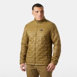 Kurtka narciarska Helly Hansen Lifaloft. Brązowe kurtki męskie Helly Hansen, m, bez wzorów, bez kaptura, narciarskie. W wyprzedaży za 772.00 zł.