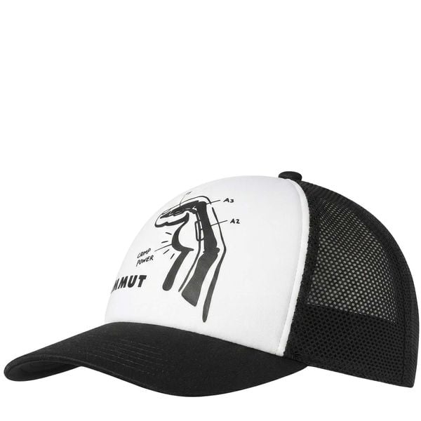 Czapka Mammut Crag Cap Crimp Power Dorośli. Białe czapki męskie Mammut, bez wzorów, z materiału, sportowe. Za 215.99 zł.
