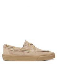 Vans Tenisówki 2-Eyelet Boat Shoe VN000XVH4MG1 Beżowy. Brązowe trampki i tenisówki damskie Vans, bez wzorów, ze skóry. Za 399.99 zł.
