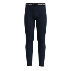Legginsy termiczne klasyczne z wełny merynosów Smartwool. Niebieskie bielizna termoaktywna męska Smartwool, m, bez wzorów, z materiału. Za 326.44 zł.