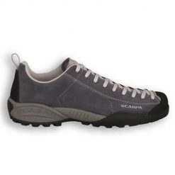 Buty trekkingowe męskie Scarpa 130 Mojito Iron Gray. Szare buty trekkingowe męskie Scarpa, z gumy, bez zapięcia, wspinaczkowe. Za 893.00 zł.