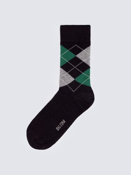 BIG STAR Skarpety w kolorze czarnym rozmiar: 43-46. Czarne skarpetki męskie Big Star, bez wzorów, ze splotem. Za 19.99 zł.