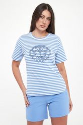 T-shirt damski w paski Tele JOOP!. T-shirty damskie Joop!, m, bez wzorów, bez kołnierzyka. Za 449.00 zł.