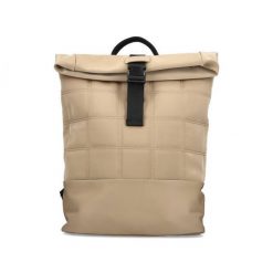 RIEKER H1551-60 beige, plecak damski. Brązowe plecaki damskie Rieker, bez wzorów, z materiału. Za 160.93 zł.
