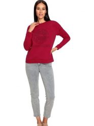 Heine Bluza w kolorze czerwonym rozmiar: 44. Czerwone bluzy bez kaptura damskie Heine. Za 60.99 zł.