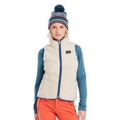Damska kurtka puchowa Protest Prtbodhi Bodywarmer. Białe kurtki damskie Protest, bez wzorów, z polaru, bez kaptura. Za 344.80 zł.