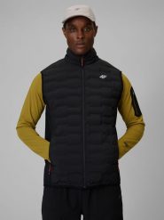 4F Bezrękawnik trekkingowy z wypełnieniem Primaloft Silver męski - czarny XXL. Czarne kamizelki męskie 4f, l, z materiału. Za 349.99 zł.