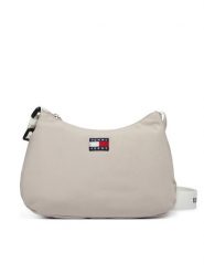 Tommy Jeans Torebka Tjw Ess Daily Shoulder Bag AW0AW18463 Beżowy. Brązowe torebki klasyczne damskie Tommy Jeans, bez wzorów, z jeansu, bez dodatków. Za 249.99 zł.