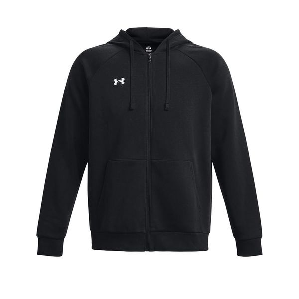 Bluza Rozpinana Męska Polar Rival. Czarne bluzy sportowe męskie Under Armour, l, z bawełny. Za 261.95 zł.