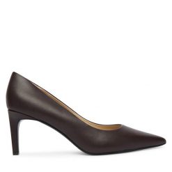 Szpilki Calvin Klein. Czerwone szpilki CALVIN KLEIN, bez wzorów, bez obcasa. Za 649.99 zł.
