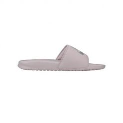 Klapki damskie Nike Benassi Jdi. Czerwone klapki damskie Nike, bez wzorów, z dzianiny, bez obcasa. Za 234.00 zł.