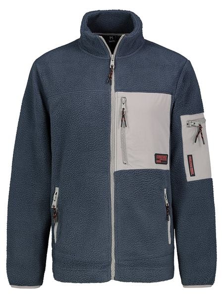 Sublevel Kurtka polarowa w kolorze granatowym rozmiar: XXL. Niebieskie kurtki męskie Sublevel, xxl, bez wzorów, z materiału, bez kaptura. Za 191.88 zł.