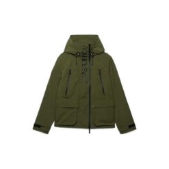 Kurtka przeciwdeszczowa z kapturem Superdry Ultimate. Zielone kurtki męskie Superdry., s, bez wzorów, z materiału, eleganckie, z kapturem. Za 607.40 zł.