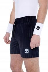 Spodenki tenisowe męskie Hydrogen Tech Shorts. Czarne szorty męskie HYDROGEN, bez wzorów, z poliamidu. Za 249.00 zł.