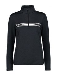 CMP Bluza polarowa w kolorze czarnym rozmiar: 42. Czarne bluzy bez kaptura damskie CMP, z materiału. Za 61.46 zł.