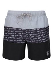 Reebok Szorty kąpielowe "Albie" w kolorze czarno-szarym rozmiar: XL. Czarne szorty sportowe męskie Reebok, xl, outdoorowe. Za 79.03 zł.