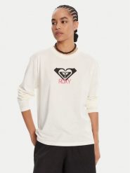 Roxy Bluzka Hangloose Art Ls ERJZT06035 Écru Regular Fit. Bluzki damskie Roxy, m, bez wzorów, z bawełny, bez ramiączek. Za 129.99 zł.