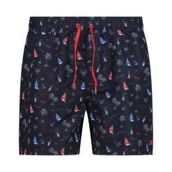 Szorty męskie plażowe CMP 35R7887. Czerwone szorty męskie CMP, na lato, bez wzorów, sportowe. W wyprzedaży za 74.99 zł.