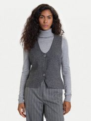 Vero Moda Kamizelka Brisa 10334682 Szary Regular Fit. Szare kamizelki damskie Vero Moda, s, z syntetyku. Za 139.99 zł.
