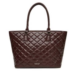 Torebka Nine West. Brązowe torebki klasyczne damskie Nine West, bez wzorów, bez dodatków. Za 249.99 zł.
