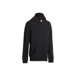 Bluza na zamek z kapturem Gym & Pilates męska. Czarne bluzy z kapturem męskie DOMYOS, m, z bawełny. W wyprzedaży za 38.00 zł.