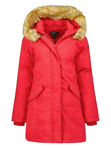 Canadian Peak Parka "Dinastipeak" w kolorze czerwonym rozmiar: XXL. Czerwone parki damskie Canadian Peak, xxl, bez wzorów. Za 257.92 zł.