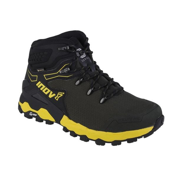 Buty trekkingowe męskie, Inov-8 Roclite Pro G 400 GTX V2. Czarne buty trekkingowe męskie Inov-8, z gumy, bez zapięcia, trekkingowe. Za 599.99 zł.