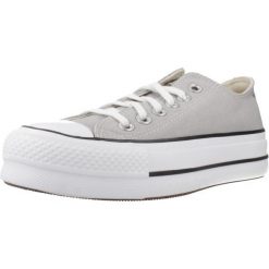 Buty CONVERSE CHUCK TAYLOR ALL STAR LIFT OX Szary. Szare obuwie trekkingowe damskie Converse. Za 490.00 zł.