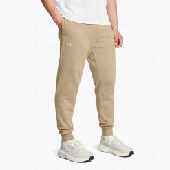 Spodnie Męskie Under Armour Dresowe Joggery Sportowe Rival Fleece 3xl. Brązowe spodnie sportowe męskie Under Armour, z dresówki. W wyprzedaży za 145.80 zł.