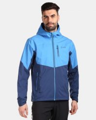 Męska kurtka outdoorowa Kilpi SONNA-M. Niebieskie kurtki outdoor męskie Kilpi, m, bez wzorów, z materiału, z kapturem. Za 318.50 zł.