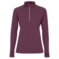 Bluza Z Długim Rękawem Dla Pań I Panów Estambul Quarter Zip. Czerwone bluzy bez kaptura damskie ROLY. Za 86.99 zł.