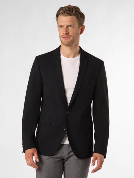 Finshley & Harding London kurtka modułowa - Brixdon-Athletic Mężczyźni Comfort Fit Sztuczne włókno niebieski, 48. Niebieskie kurtki męskie Finshley & Harding London, m, bez wzorów, z włókna, eleganckie, bez kaptura. Za 999.95 zł.