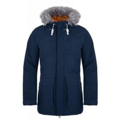 Męski płaszcz zimowy Loap Narvic Blue. Niebieskie płaszcze męskie LOOP, na zimę, m, bez wzorów, z puchu. Za 344.99 zł.