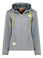 Geographical Norway Kurtka polarowa "Umariona" w kolorze szarym rozmiar: XXL. Szare kurtki damskie Geographical Norway, xxl, bez wzorów, z polaru, bez kaptura. Za 152.26 zł.