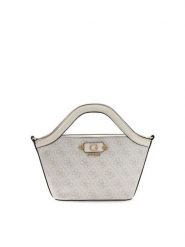 Guess Torebka Lindsey Mini HWSG97 49750 Kremowy. Białe torebki klasyczne damskie Guess, z aplikacjami, ze skóry, bez dodatków. Za 584.99 zł.