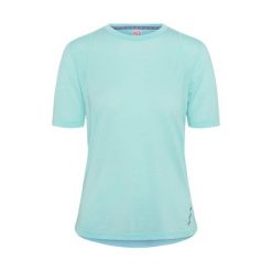 Koszulka damska Kari Traa Embla. Niebieskie t-shirty damskie Kari Traa, l, bez wzorów, z lyocellu, bez kołnierzyka. Za 339.50 zł.