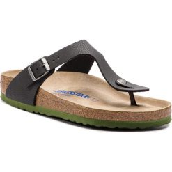 Japonki BIRKENSTOCK - Gizeh Bs 1009962 Desert Soil Black. Czarne klapki i japonki męskie Birkenstock, ze skóry ekologicznej. W wyprzedaży za 219.00 zł.