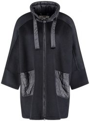 Gerry Weber Płaszcz przejściowy w kolorze czarnym rozmiar: 38. Czarne płaszcze damskie Gerry Weber, bez wzorów, z wełny. Za 462.29 zł.