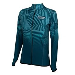 Bluza damska do biegania rozpinana EXTREME HOBBY CALEIDOSCOPE. Niebieskie bluzy bez kaptura damskie EXTREME HOBBY, l, bez wzorów, z elastanu, bez kaptura. Za 219.00 zł.
