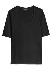 Herrlicher Koszulka w kolorze czarnym rozmiar: XL. Czarne bluzki damskie Herrlicher, xl, bez wzorów, bez kołnierzyka. Za 131.74 zł.