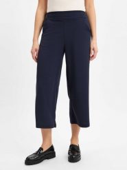 Soyaconcept® Spodnie culottes - Siham Kobiety Sztuczne włókno niebieski, XXL. Niebieskie spodnie materiałowe damskie bez wzorów, z materiału. Za 199.95 zł.
