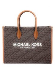 Michael Kors Torebka w kolorze brązowym - 35 x 27 x 12 cm rozmiar: onesize. Brązowe torebki klasyczne damskie Michael Kors, bez wzorów, z materiału, bez dodatków. Za 804.99 zł.