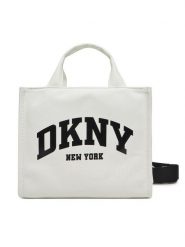DKNY Torebka Hadlee R41AOR57 Szary. Szare torebki klasyczne damskie DKNY, bez wzorów, z materiału, bez dodatków. Za 289.99 zł.