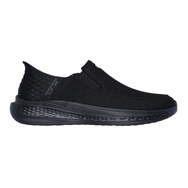 Buty sportowe męskie Skechers SLADE DEACON czarne (210887BBK). Czarne buty sportowe na co dzień męskie Skechers, bez zapięcia, trekkingowe. Za 299.00 zł.