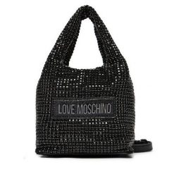 Torebka LOVE MOSCHINO. Czarne torebki klasyczne damskie Love Moschino, bez wzorów, bez dodatków. Za 529.99 zł.