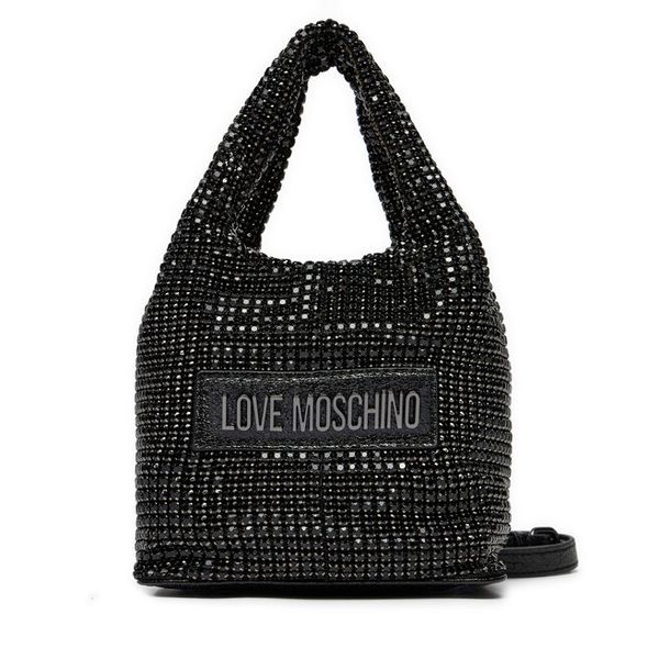 Torebka LOVE MOSCHINO. Czarne torebki klasyczne damskie Love Moschino, bez wzorów, bez dodatków. Za 529.99 zł.