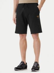 Aeronautica Militare Szorty sportowe 261BF0032UF00674 Czarny Regular Fit. Czarne szorty męskie AERONAUTICA MILITARE, m, z bawełny. Za 359.99 zł.